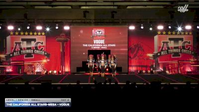 The California All Stars-Mesa - Vogue [2026 L1 Senior - Small Day 2] 2026 ATC Grand Nationals