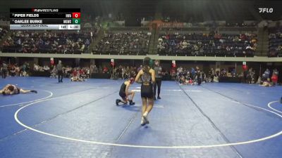 90 lbs Quarterfinal - Piper Fields, Hawkeye Wrestling Academy vs Oaklee Burke, Immortal Athletics WC