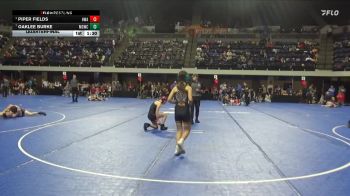 90 lbs Quarterfinal - Piper Fields, Hawkeye Wrestling Academy vs Oaklee Burke, Immortal Athletics WC