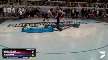 160 lbs Round 1 - Dalen Beck, Valdez Youth Wrestling Club Inc. vs Gavin Kohler, Interior Grappling Academy