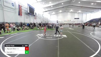 57 lbs Quarterfinal - Leo Nguyen Blas, Mingus Mountain Wrestling vs Zachariah Garrett, No Team