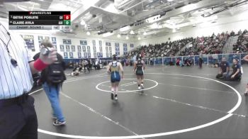 100 lbs Champ. Round 1 - Getse Poblete, Capistrano Valley vs Claire Avila, Alhambra/Alhambra