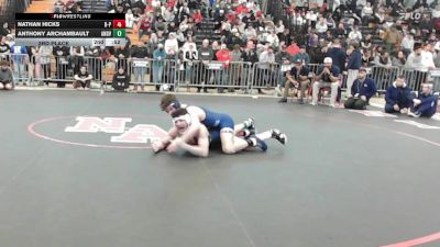 165 lbs 3rd Place - Nathan Hicks, Bristol-Plymouth vs Anthony Archambault, Andover
