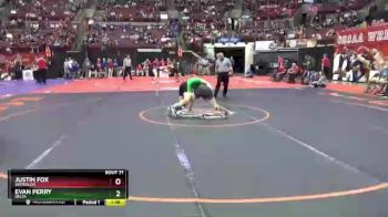 D3-157 lbs Champ. Round 1 - Justin Fox, Waterloo vs Evan Perry, Delta