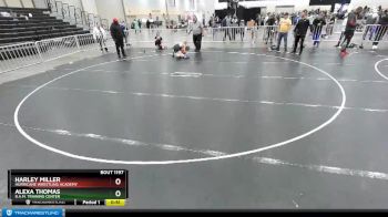 102 lbs 7th Place Match - Harley Miller, Hurricane Wrestling Academy vs Alexa Thomas, B.A.M. Training Center