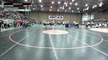 157 lbs Champ. Round 1 - Jack Rowan, Hillsboro vs Solomon Dalecke, Pine Creek