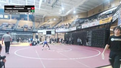 141 lbs Champ. Round 1 - Terrell Kinlicheenie, New Mexico Highlands vs Dale Van Matre, Adams State