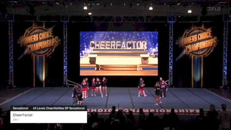 CheerFactor - Day 1 [2024 Sensational All Levels CheerAbilities SP Sensational] 2024 Winner's Choice Championships - Mohegan Sun