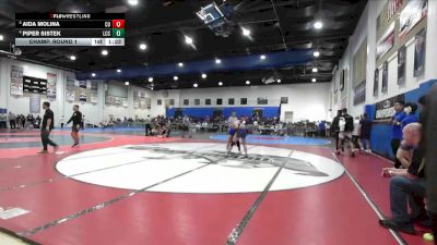 135 Girls Champ. Round 1 - Aida Molina, Central Union vs Piper Sistek, La Costa Canyon