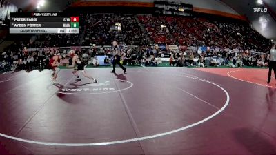 3A 113 lbs Quarterfinal - Peter Fabbi, Clearwater Valley vs Ayden Potter, Malad