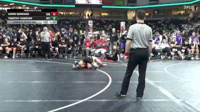 132 lbs Consolation Wb - Timothy Koester, Bettendorf vs Aiden Serrano, Carlisle