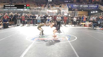 100 lbs Cons. Round 3 - SOPHIE BOOE, Palm Harbor University vs Sayuri Caceres, Lincoln