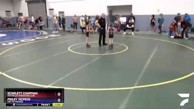 60 lbs Round 2 - Scarlett Chapman, Mid Valley Wrestling Club vs Finley McPeck, Mat-Su Matmen