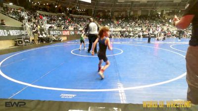 55 lbs Consi Of 16 #1 - Caleb Boyd, Harrah vs Jeremiah Hosman, Celtic Wrestling Academy