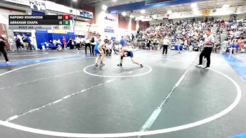 113 lbs Cons. Round 1 - Abraham Chapa, La Quinta L (La Quinta) vs Kapono Starwood, Sierra Vista