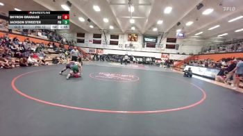 157 lbs Quarterfinals (8 Team) - Jackson Streeter, Pinedale vs Skyron Granaas, Glenrock