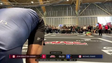 Jean-Sebastien Dionne-Roy vs Michael Evans 2025 ADCC Vancouver Open