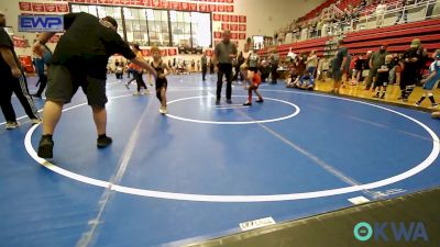 58 lbs Quarterfinal - Ryland Peters, Claremore Wrestling Club vs Gunnar Ratcliff, F-5 Grappling