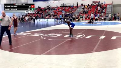 141 lbs Quarterfinal - Isaiah Wilson, Washington & Lee vs Nolan Brown, Alvernia University