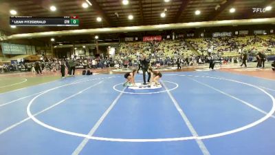 82 lbs 5th Place Match - Jj Glennon, Billings Wrestling Club vs Leah Fitzgerald, Central Florida Wrestling