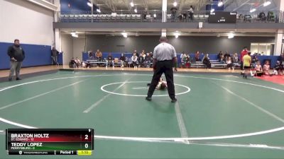 55 lbs Round 1 (6 Team) - Braxton Holtz, St. Edward vs Teddy Lopez, Perrysburg