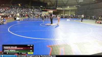 84 lbs Champ. Round 2 - Hudson Roller, Thunder Mountain Wrestling Club vs Chase Winkle, Mat Demon Wrestling Club