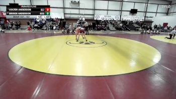157 lbs Cons. Round 2 - Colten Anderson, Delta vs Brisen Anderson, Morgan