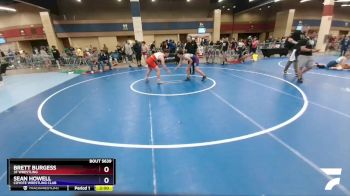 138 lbs Cons. Round 2 - Brett Burgess, 3F Wrestling vs Sean Howell, Coyote Wrestling Club