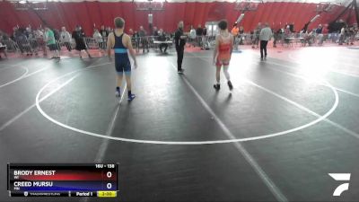 138 lbs Cons. Round 3 - Brody Ernest, WI vs Creed Mursu, MN