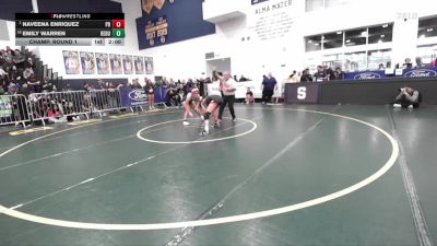 145 lbs Champ. Round 1 - Naveena Enriquez, Palm Desert vs Emily Warren, Redondo Union