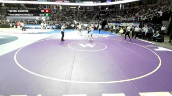 I-118 lbs Cons. Round 4 - Brody DiCaprio, Christian Brothers Academy vs Vincenzo Mannello, Briarcliff/Byram Hills/Valhalla/Westlake