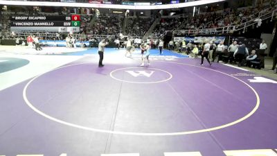 I-118 lbs Cons. Round 4 - Brody DiCaprio, Christian Brothers Academy vs Vincenzo Mannello, Briarcliff/Byram Hills/Valhalla/Westlake