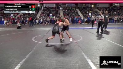 130 lbs Cons. Round 3 - Jackson Spilman, Atchison vs Collin Ryan, Lion Elite