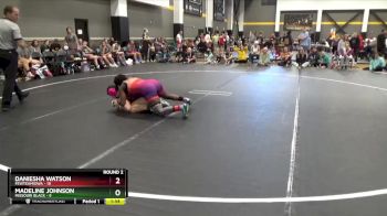 130 lbs Round 2 (6 Team) - Daniesha Watson, FEWTeamIowa vs Madeline Johnson, Missouri Black
