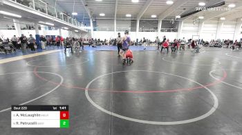 132 lbs Consi Of 8 #1 - Alexander McLaughlin, Melrose vs Rj Petrucelli, Boston Latin