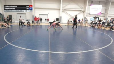 120 lbs Patrick Bulger, Pennsylvania Red vs Riker Dewitt, Iowa Blue