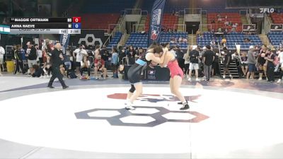 145 lbs Champ. Rd Of 64 - Maggie Ortmann, MO vs Anna Naeve, NE