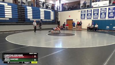 141 lbs Cons. Round 1 - Christian Kirchner, Northland Community And Tech College vs Jesus Sanchez, Dubuque