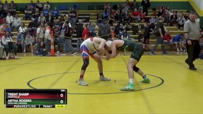 138 lbs Cons. Round 4 - Artha Rogers, Highland (medina) vs Trent Sharp, Marysville