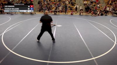 78 lbs Champ. Round 1 - Leo Sengos, SD vs Charlie Williams, MO