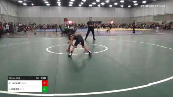 85 lbs Consolation - Kiah Locust, Cowboy Wrestling Club vs Isaiah Engels, No Nonsense Wrestling