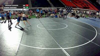 157 lbs Quarters - Brigham Cookson, Utah vs Dominic Martinez, Idaho