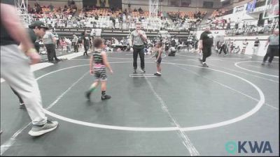 37-40 lbs Rr Rnd 2 - Aryn Bert, Midwest City Bombers Youth Wrestling Club vs Jociana Martinez, Tuttle Wrestling Club