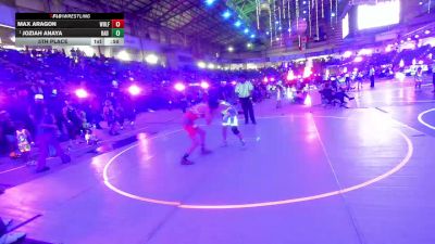 122 lbs 5th Place - Max Aragon, Wolfpack WC vs Joziah Anaya, Bad Cat Wrestling Club