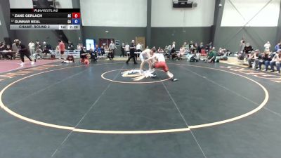 Junior Boys FS - 175 lbs Champ. Round 3 - Zane Gerlach, AK vs Gunnar Neal, CA