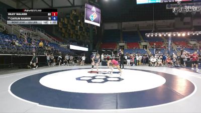 125 lbs Cons. Sub-rd Of 32 - Riley Walker, MO vs Caitlin Rankin, VA