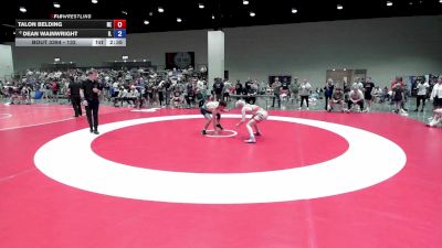132 lbs Cons. Round 3 - Talon Belding, NE vs Dean Wainwright, IL