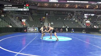 197 lbs 5th Place Match - Joey Lyons, Gannon vs Jackson Kinsella, Neb.-Kearney