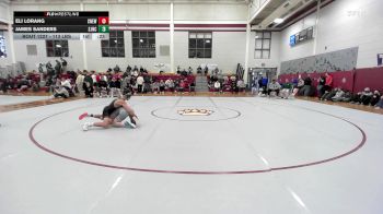 113 lbs Consolation - Eli Lorang, Cardinal Newman vs James Sanders, St. John Neumann Catholic