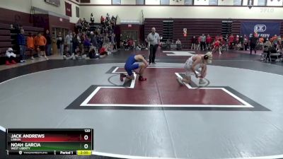 120 lbs Round 3 - Noah Garcia, West Liberty vs Jack Andrews, Lisbon